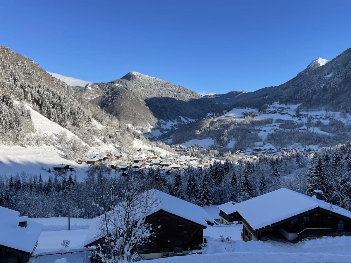 Magnifique Vue - Pistes 1 Min - Parking Possible A L'Exterieur De La Residence Saint-Jean-dʼAulps 外观 照片